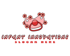 Floral Baby Pacifier logo