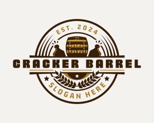 Brewery Barrel Beverage logo design