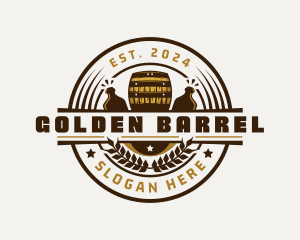 Brewery Barrel Beverage logo design