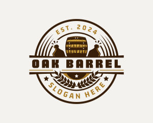 Brewery Barrel Beverage logo design