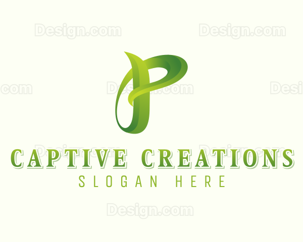 Creative Business Letter P Logo