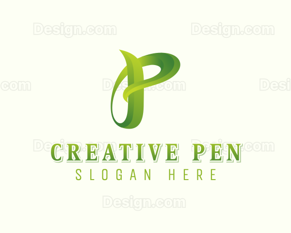 Creative Business Letter P Logo