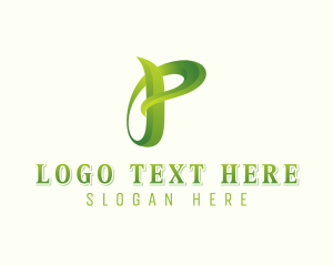 Creative Business Letter P logo