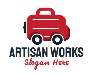 Work Briefcase Transportation Service logo design