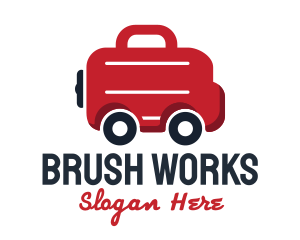 Work Briefcase Transportation Service logo design