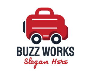 Work Briefcase Transportation Service logo design