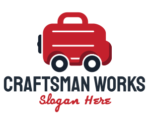 Work Briefcase Transportation Service logo design