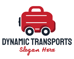 Work Briefcase Transportation Service logo design