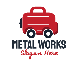 Work Briefcase Transportation Service logo design