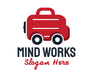 Work Briefcase Transportation Service logo design