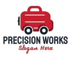 Work Briefcase Transportation Service logo design