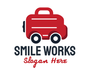 Work Briefcase Transportation Service logo design