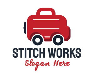 Work Briefcase Transportation Service logo design