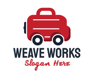 Work Briefcase Transportation Service logo design