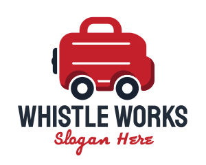 Work Briefcase Transportation Service logo design