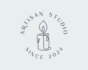 Candlelight Aromatherapy Spa logo design