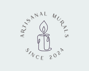 Candlelight Aromatherapy Spa logo design