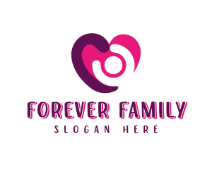 Heart Child Foster logo design