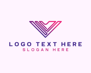 App - Futuristic Tech App logo design
