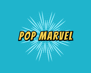 Manga Pop Art Cartoon logo design