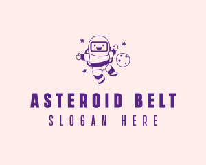 Child Astronaut Playground logo design