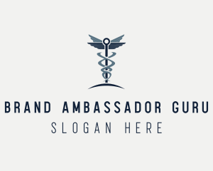 Caduceus Healthcare Clinic logo design