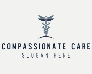 Caduceus Healthcare Clinic logo design