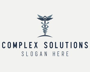 Caduceus Healthcare Clinic logo design