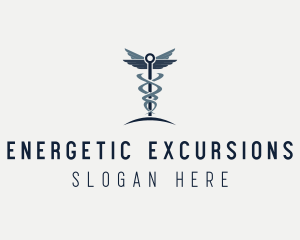 Caduceus Healthcare Clinic logo design