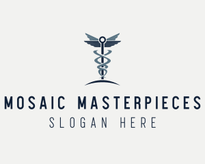 Caduceus Healthcare Clinic logo design