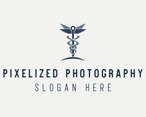 Caduceus Healthcare Clinic logo design