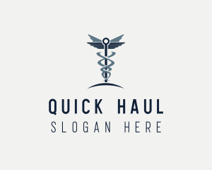 Caduceus Healthcare Clinic logo design