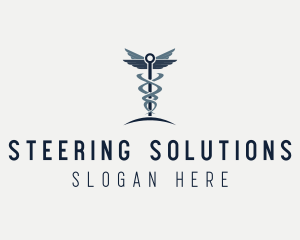 Caduceus Healthcare Clinic logo design