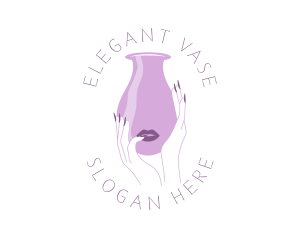 Woman Face Vase logo