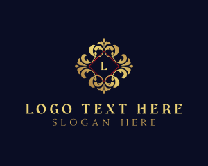 Luxury Victorian Floral logo
