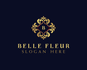 Luxury Victorian Floral logo design