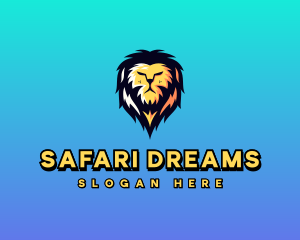 Wild Lion Safari logo design