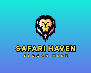 Wild Lion Safari logo design