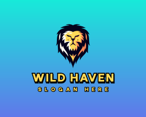 Wild Lion Safari logo design