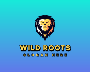 Wild Lion Safari logo design