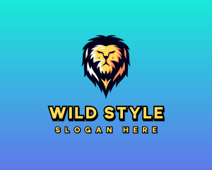 Wild Lion Safari logo design