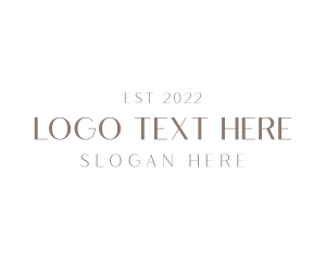 Simple Elegant Wordmark logo