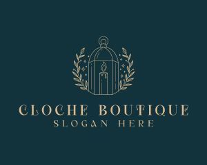 Candle Cloche Wreath logo