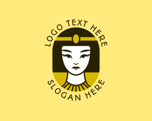 Queen - Egyptian Queen Goddess logo design