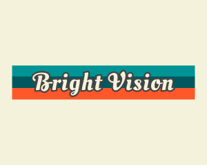 Bright Retro Business logo design