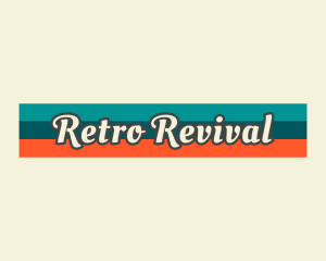 Bright Retro Business logo design