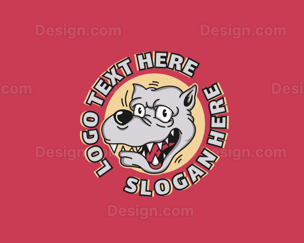 Dog Canine Character Logo