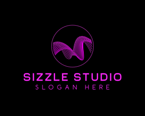 Frequency Wave Studio logo design