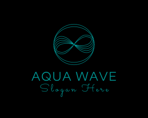 Infinite Wave Loop logo design