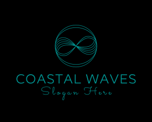 Infinite Wave Loop logo design